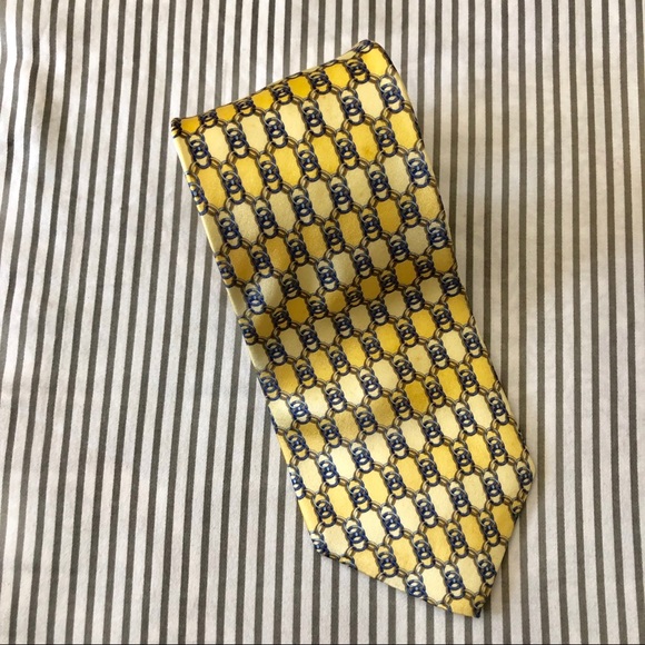 BURBERRY- Men’s Silk Tie - Picture 1 of 8